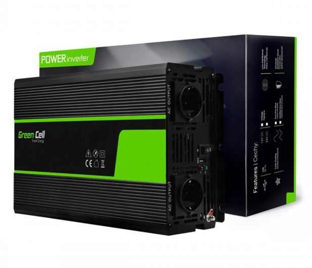 Green Cell Przetwornica napięcia 12V na 230V 3000W/6000W - 548226 - zdjęcie 4